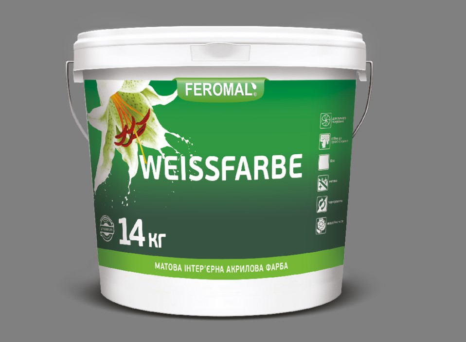 FEROMAL 25 WEISSFARBE Акрилова водно-дисперсійна інтер’єрна фарба